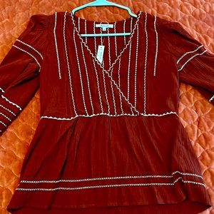 ^Madewell^ Burgundy•long sleeve